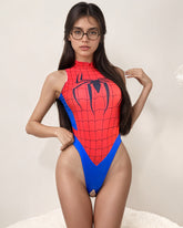 Crotchless Spider Cosplay Bodysuit